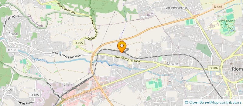 localisation de l'entreprise APHOS à MOZAC