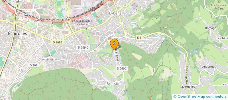 localisation de l'entreprise APHROCALYS à EYBENS