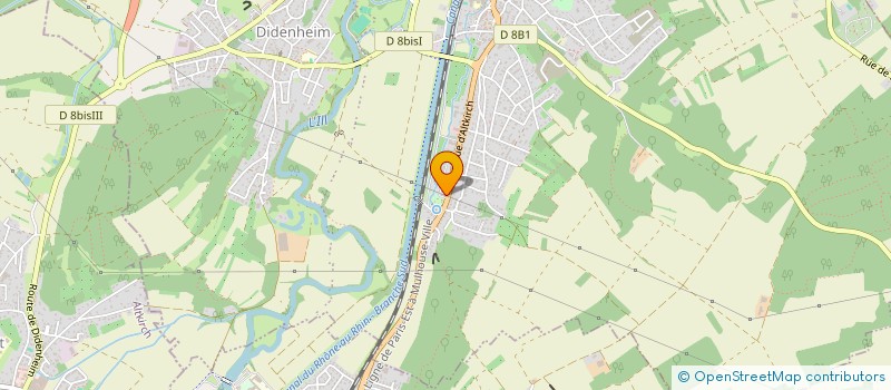 localisation de l'entreprise APHRODITE à BRUNSTATT-DIDENHEIM