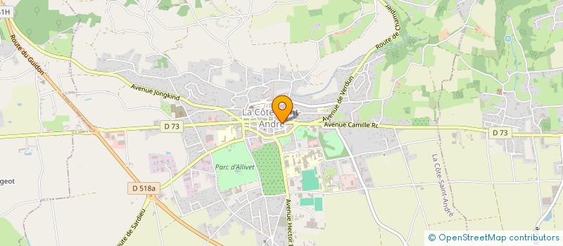 localisation de l'entreprise APHRODITE  LA COTE-SAINT-ANDRE