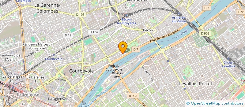 localisation de l'entreprise APHRODITE MMC à COURBEVOIE