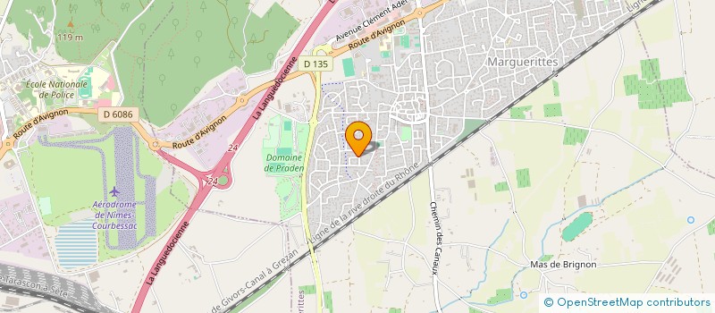 localisation de l'entreprise APHTE  MARGUERITTES