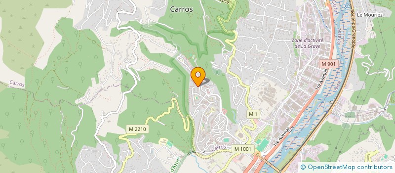 localisation de l'entreprise API.06 à CARROS