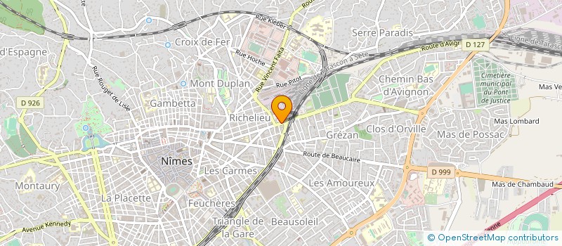 localisation de l'entreprise API 30 à NIMES