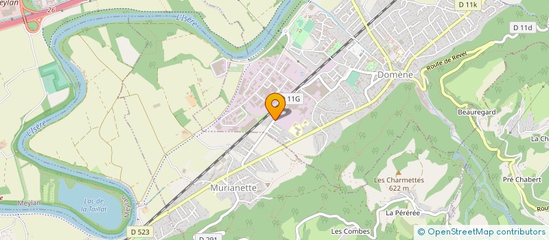 localisation de l'entreprise API 38 à DOMENE