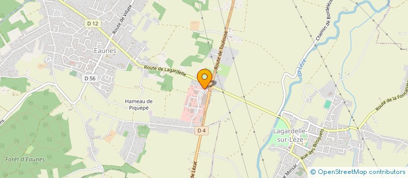 localisation de l'entreprise API  EAUNES