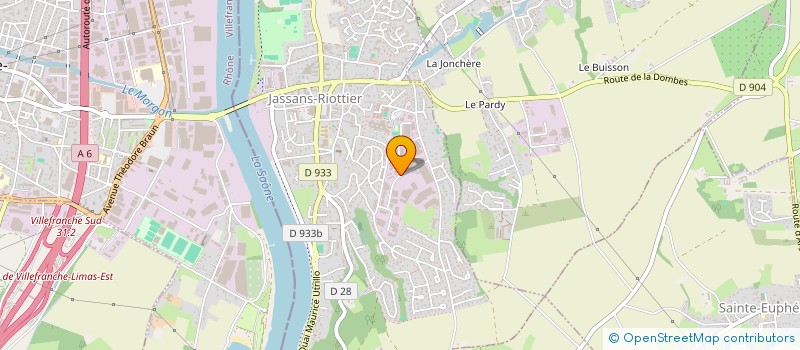 localisation de l'entreprise API  JASSANS-RIOTTIER