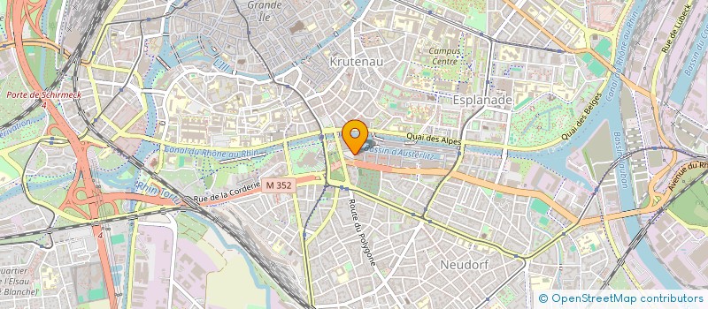 localisation de l'entreprise API à STRASBOURG