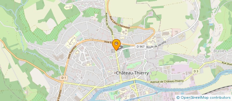 localisation de l'entreprise API à CHATEAU-THIERRY