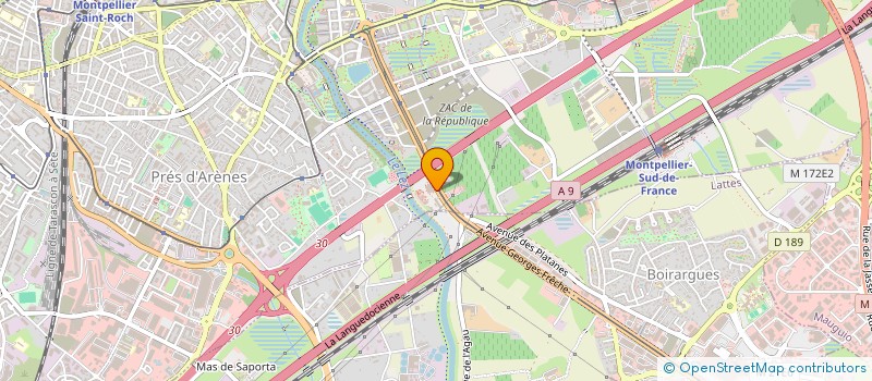localisation de l'entreprise API à MONTPELLIER