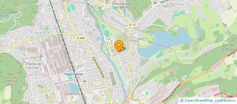localisation de l'entreprise API  BELFORT