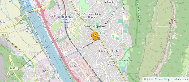 localisation de l'entreprise API  SAINT-EGREVE