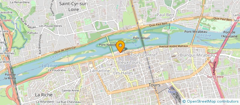 localisation de l'entreprise API  TOURS