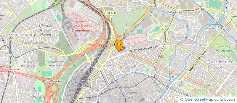 localisation de l'entreprise API ALSACE PROTECTION INCENDIE à STRASBOURG