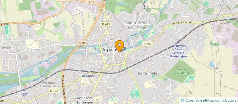 localisation de l'entreprise API ART  ARPAJON