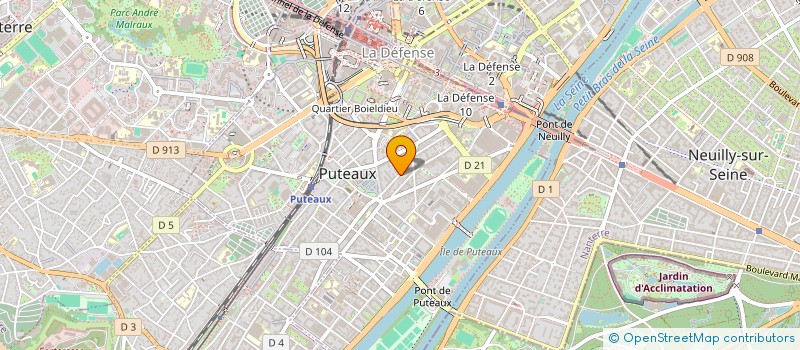 localisation de l'entreprise API BUROTIC  PUTEAUX