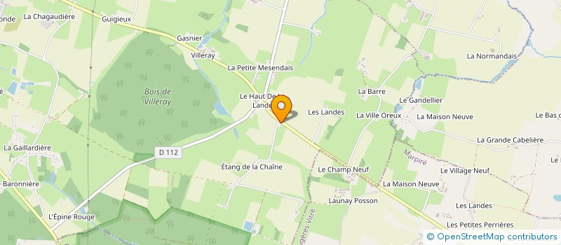 localisation de l'entreprise API.BZH  LA BOUEXIERE