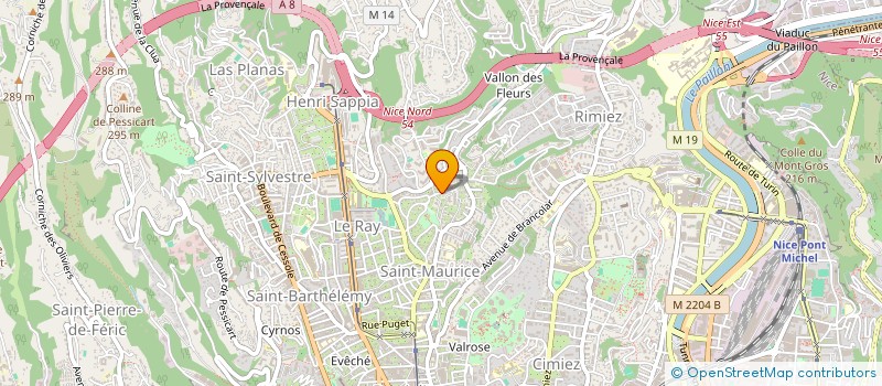 localisation de l'entreprise API CAPITAL à NICE
