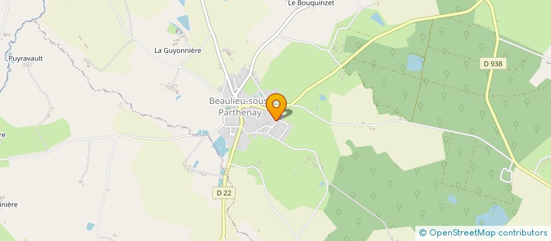 localisation de l'entreprise API CHAUFFAGE à BEAULIEU-SOUS-PARTHENAY