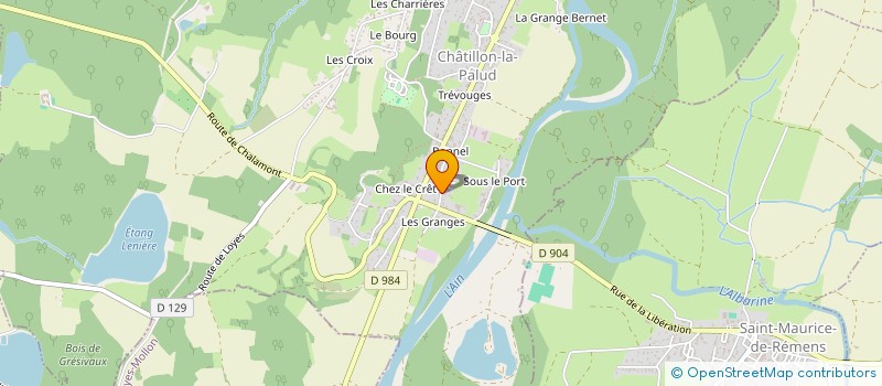 localisation de l'entreprise API CHEESE à CHATILLON-LA-PALUD