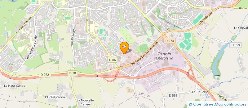 localisation de l'entreprise API COLLAB'  SAINT-LO