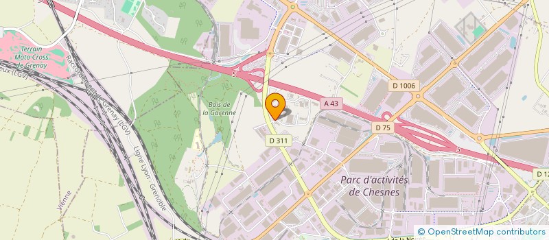 localisation de l'entreprise API COMPTA à SAINT-QUENTIN-FALLAVIER