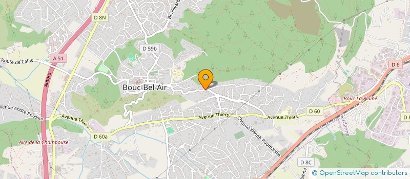 localisation de l'entreprise API CONSTRUCTION à BOUC-BEL-AIR