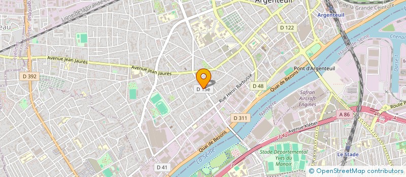 localisation de l'entreprise API COURSES à ARGENTEUIL