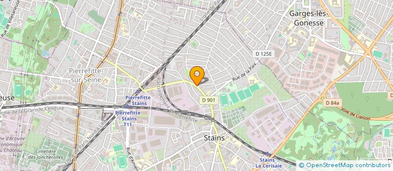 localisation de l'entreprise API ENERGIES à STAINS