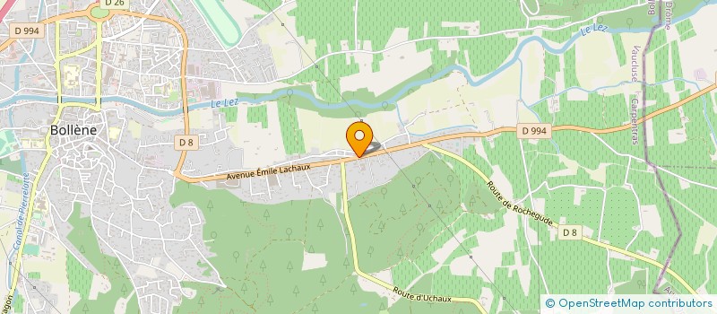 localisation de l'entreprise API EQUIPEMENTS  BOLLENE