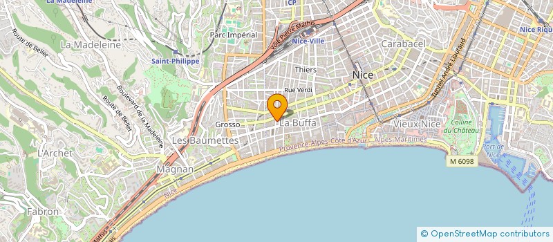 localisation de l'entreprise API EXPERTISES à NICE