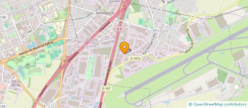 localisation de l'entreprise API FOILS SAS à WISSOUS