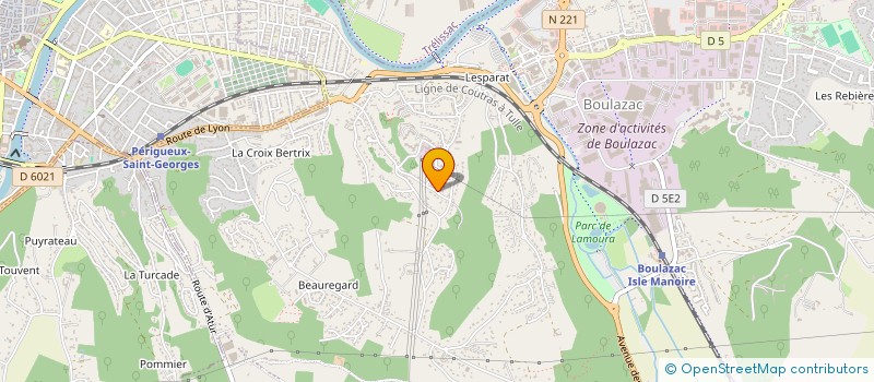 localisation de l'entreprise API-HOME  BOULAZAC ISLE MANOIRE