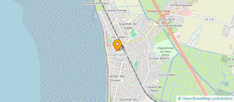 localisation de l'entreprise API IMMO à CHATELAILLON-PLAGE