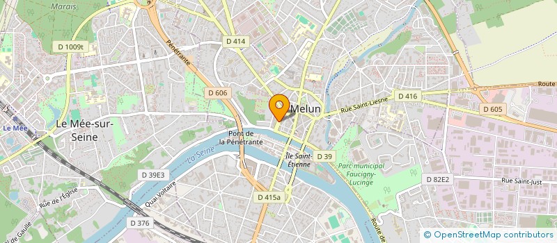 localisation de l'entreprise API IMMOBILIER à MELUN