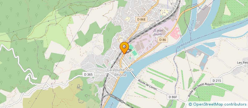 localisation de l'entreprise API PARCOURS  LA VOULTE-SUR-RHONE