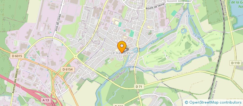 localisation de l'entreprise API - PARENTS D'ELEVES INDEPENDANTS  LE VAUDREUIL