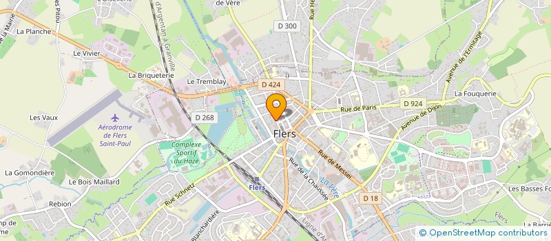 localisation de l'entreprise API POTAGER à FLERS