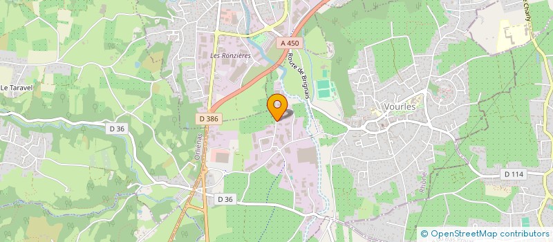 localisation de l'entreprise API PROTECTION à VOURLES