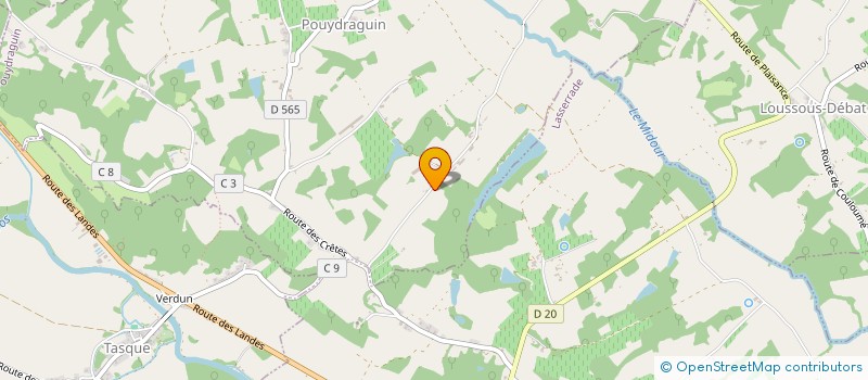 localisation de l'entreprise API-PUNCH à POUYDRAGUIN