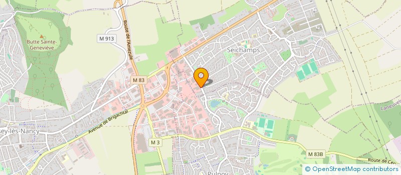 localisation de l'entreprise API TECH  SEICHAMPS