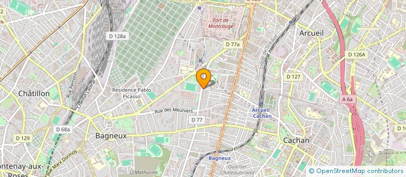 localisation de l'entreprise API TRANSPORT SASU à BAGNEUX
