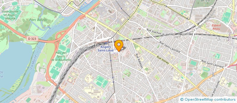 localisation de l'entreprise APIA 49 à ANGERS