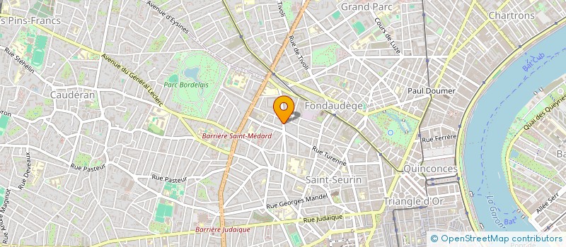 localisation de l'entreprise APIA ASSOC INVENT. AQUITAINE à BORDEAUX