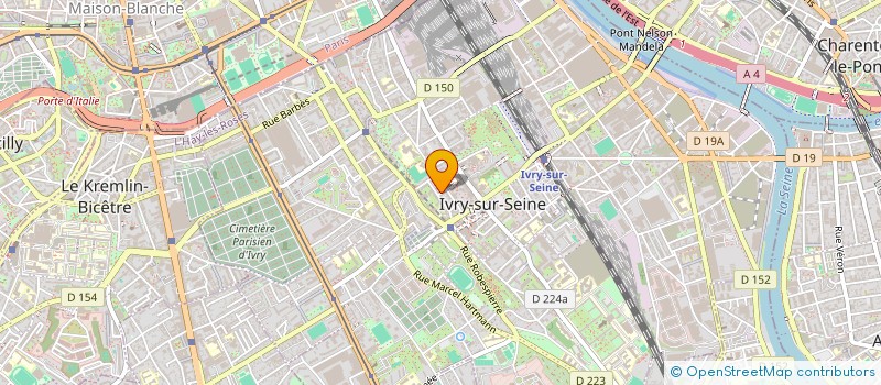 localisation de l'entreprise APIA BATIMENT  IVRY-SUR-SEINE