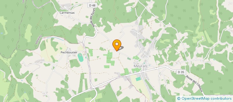 localisation de l'entreprise APIARY  MEYRALS