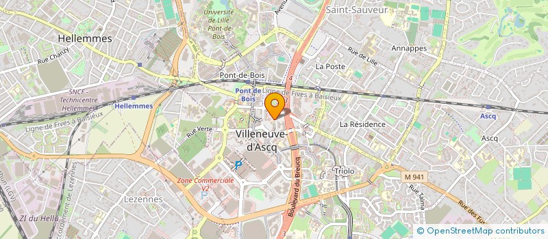 localisation de l'entreprise APIBEEZCITY  VILLENEUVE-D'ASCQ