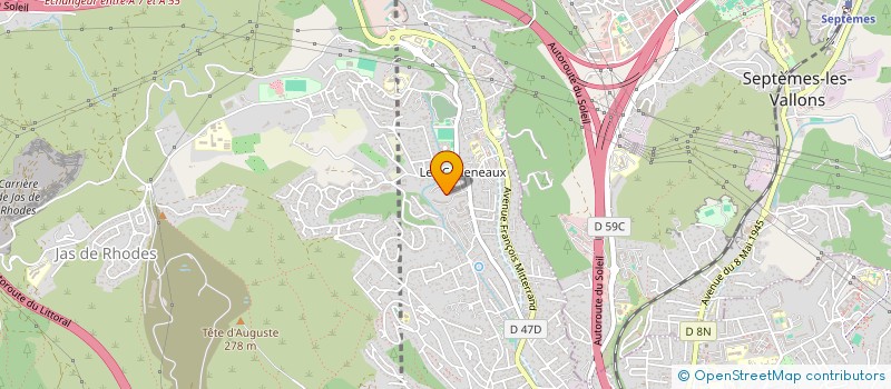 localisation de l'entreprise APIC 13 à LES PENNES MIRABEAU