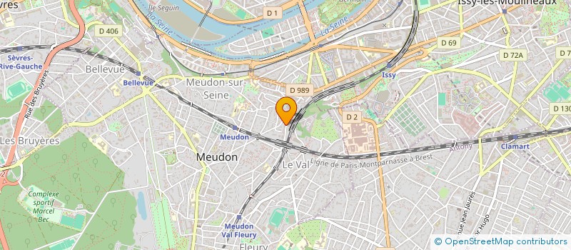 localisation de l'entreprise APIC à MEUDON