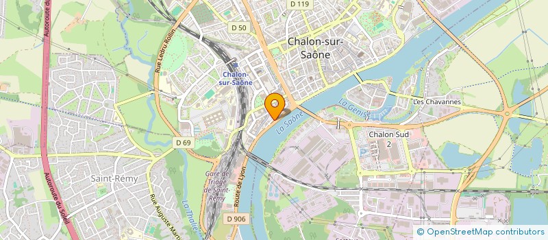 localisation de l'entreprise APIC  CHALON-SUR-SAONE